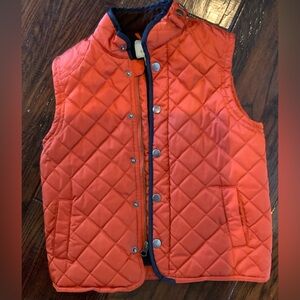 Boys 6-7 Class Club Quilted Orange Vest